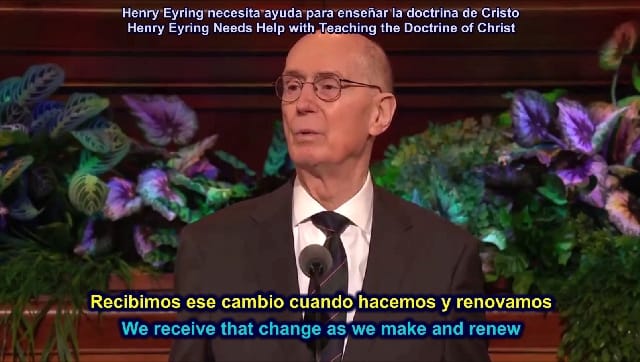 Henry Eyring Needs Help with Teaching the Doctrine of Christ