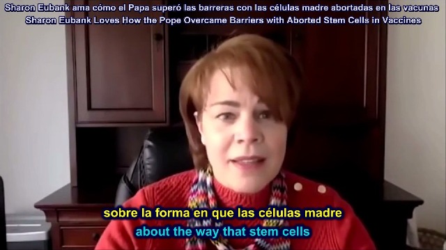 Sharon Eubank Loves How the Pope Overcame Barriers with Aborted Stem Cells in Vaccines
